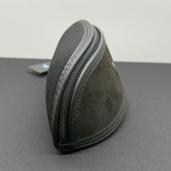 New Emporio Armani Eyeglasses Sunglasses Soft Case Black Zipper w/ Cloth - Picture 4 of 7